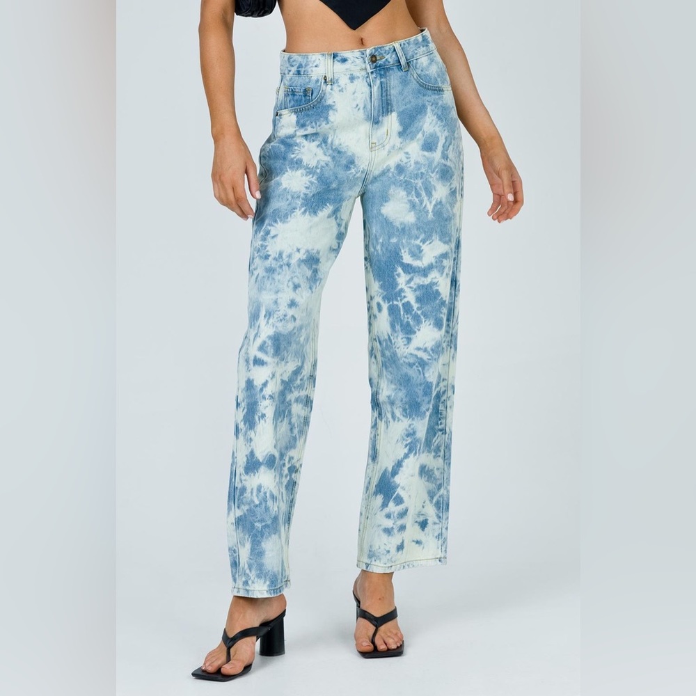 Lioness / Princess Polly tie dye jeans | Talk is Cheap jeans